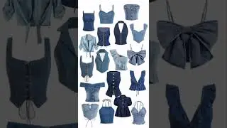 denim tops hits different always on high demand #pinterest #aesthetic #trendylooks