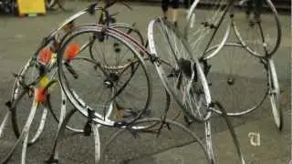 Bike Co-Op turns bicycle scraps into art