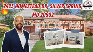 Renovated Single Family Home in Silver Spring Maryland: 2423 Homestead Dr, Silver Spring, MD 20902