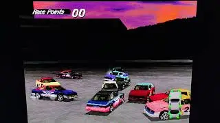 Destruction Derby Gameplay PlayStation Classic Mini Destruction Derby Mode