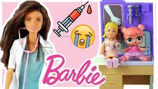 Barbie Mobilna Klinika &bull; Szczepnienie dziewczynek &bull; bajki dla dzieci
