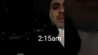 Noisy train works at 2.15am night shift grind