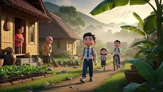 Mimpi anak Desa fabel Chanel #cartoon #ceritaanak #ai #kartun #viral