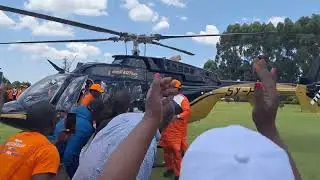 RAILA' ODINGA BILLIONAIRE SON LANDING IN KERICHO
