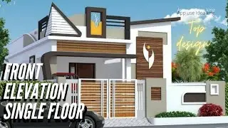 #homefrontelevation #singlefloor India style | new home front elevation ideas | interior design