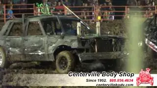 2014 appanoose County Fair Demolition Derby - Main Event