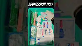 1st part of procedure tray (Addmission tary)#praticalexam#exam#nursingstudent