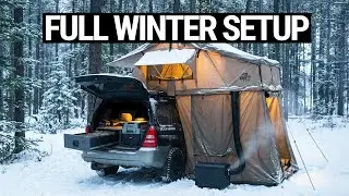 My Full Subaru Winter Camping Setup for Solo Car Camping