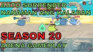Auto Surrender Ang Kalaban Using Jumping Lason Team | Arena Gameplay Axie Infinity Season 20