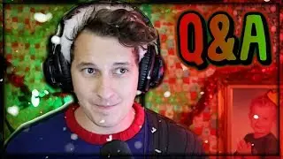 Covering My Walls In Christmas  Gift Wrapping Q&A! | Pooping My Pants & Haunted House