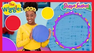 Learn About Circles with Tsehay 🟡🔴🟣🔵  Shape Snakes - Learning Shapes for Toddlers 🎶 The Wiggles