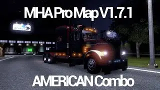 MHA Pro Map + American Combo (Euro Truck Simulator 2)
