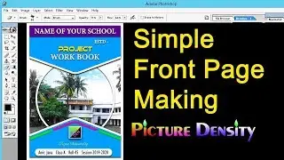 School Front Page Design Making || School front page PSD