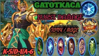 Gototkaca Gameplay 2022 | The enemy concedes defeat | Burst Damage TankMage | Jimboyackz Tv
