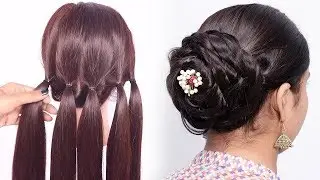 New Trending Hairstyle with Trick || Hair Style Girl || Party Hairstyles || Prom Hairstyles