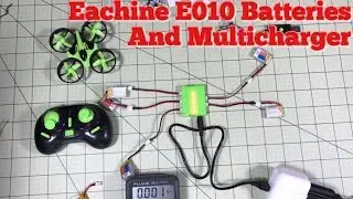 Eachine E010 Extra Batteries and Multicharger - Banggood