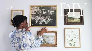DIY Gallery Wall Makeover ✂️ French Country Charm
