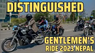 Distinguished Gentleman's RIDE 2023 ft. Twinsrider vlogs || sabai vintage bike Haru ||