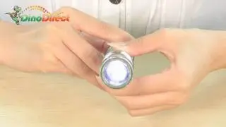 MXDL 3W LED Flashlight Silver (3 x AAA) - dinodirect