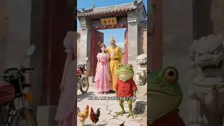 A frog turn into a human and fell in love with king daughter #shorts #viralshorts