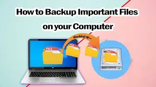 How to Backup Important Files on  PC | Backup Computer For Free | Backup Windows [2 Ways]