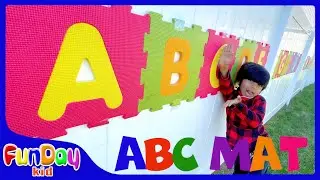 ABC Letter MAT | ABC Puzzle for Toddlers & Kids | Finding Alphabet Letters with Apu - @FunDayKid