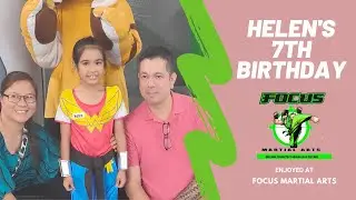Focus Martial Arts Brisbane - Helen's 7th Birthday
