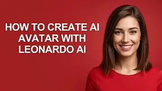 How to Create Ai Avatar with Leonardo Ai - AshleyHowTo