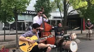 Lucian Gray guitar.   Jonathan Meyer bass.   Norbert Botos / percussion