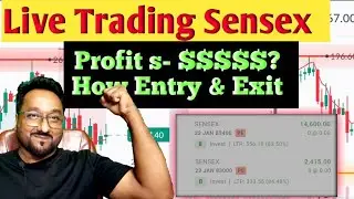 Sensex Trading Challenge | Live Trading & Easy Strategy 💥❤️