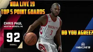 DID #NBALIVE19 GET IT RIGHT WITH THEIR TOP 5 POINT GUARDS?! YOU TELL ME!!!