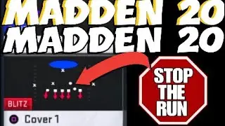 Madden 20 Tips And Tricks | 46 Bear Under Cover 1 Run Defense Stop The Run With This Play!!!!!!!!!!