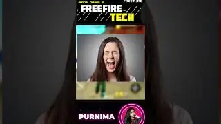 PURNIMA V/S FREE FIRE TECH CONTROVERSY!!🙏🏻 #shorts #purnima  #freefire #garenafreefire #ytshortsfeed