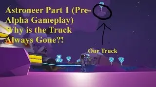 Why is the Truck Always Gone? - Astroneer Multyplayer Part 1 (Pre-Alpha Gameplay)