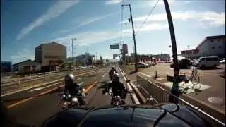 ライカフェツーリング/Motorcycle Touring ; It has been to BikersCafe in Osaka