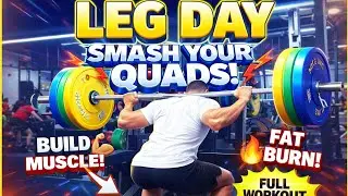 KILLER LEG DAY 💥 Quad Focus Workout for Muscle Growth & Fat Loss