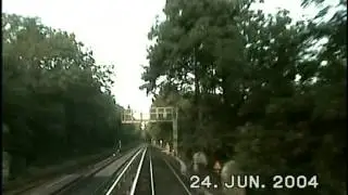 Führerstandsfahrt S-Bahn Berlin: S1 Großgörschenstraße - Wannsee - Potsdam  (Juni 2004)