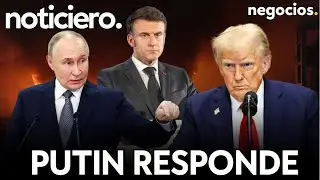 NOTICIERO: Putin responde a la alerta de Trump en Kursk, Ucrania ataca en Moscú y Macron advierte