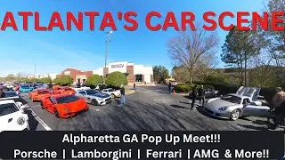 Atlanta's Car Scene: Alpharetta Pop Up Car Meet #vlog