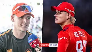 Jacob Bethell REACTS to becoming England Men&rsquo;s youngest captain for IT20 series against Ireland 🙌
