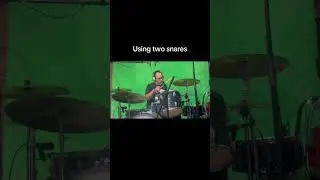 Using two snares @MissyHigginsOfficial #drums #australia #simmo #music #cover #musician #drummer
