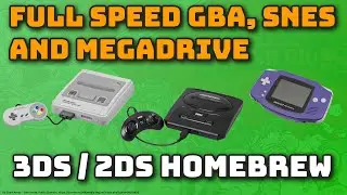 Полноскоростная эмуляция на старых 3DS и 2DS &mdash; GBA, SNES, MegaDrive, Genesis