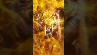 #Saber Tooth Tiger#Angry Tiger