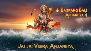 Bajrang Bali Anjaneya | Jai Jai Veera Anjaneya | Powerful Hanuman Devotional Song | hArathi AI song