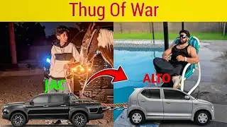 Vampire YT Car JAC T9 Hunter and Syed Fahad Car Suzuki Alto Tug Of War #viralvideo #vlogger 