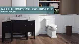 Easy Steps for Installing the KOHLER Tresham One-Piece Skirted Toilet
