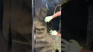 Air Lance Test for a Geomembrane