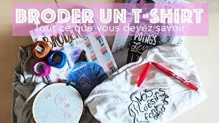 #3 débuter en broderie : broder un t-shirt (tout ce que vous devez savoir)