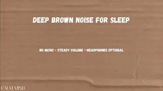 Deep Brown Noise for Sleep + Fireplace Sounds (2 Hours)#BrownNoise#SleepSounds#FireplaceSounds
