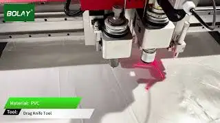 Single-layer PVC cutting machine with Drag Knife Tool